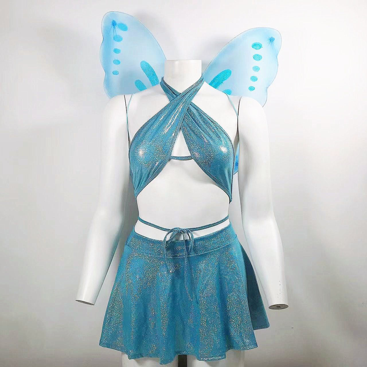 Sexy Blue Fairy Costume