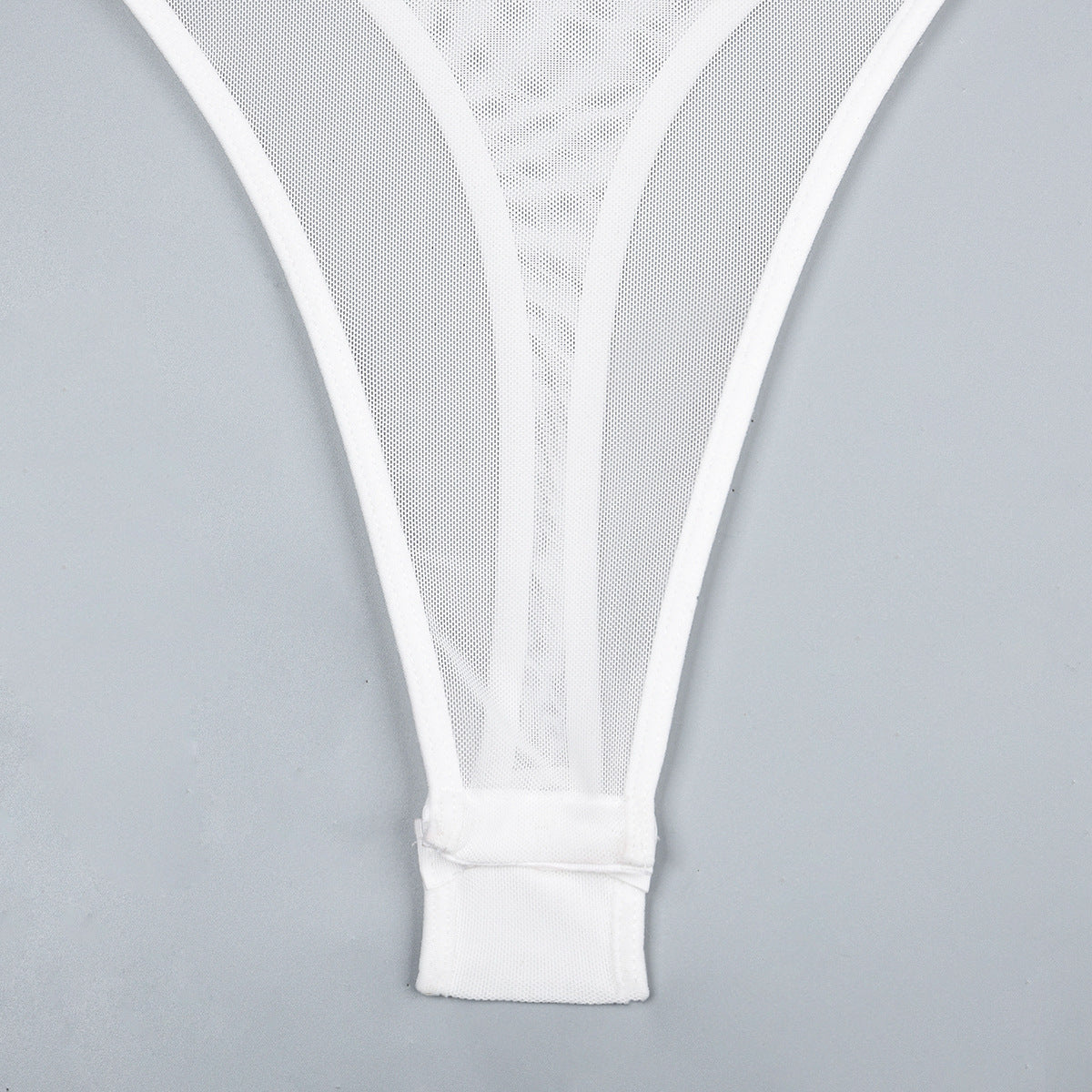 Sexy Lingerie Harness Teddy White