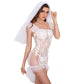 Latina Sexy Bride Costume Naughty Anime Lingerie Dress Hot