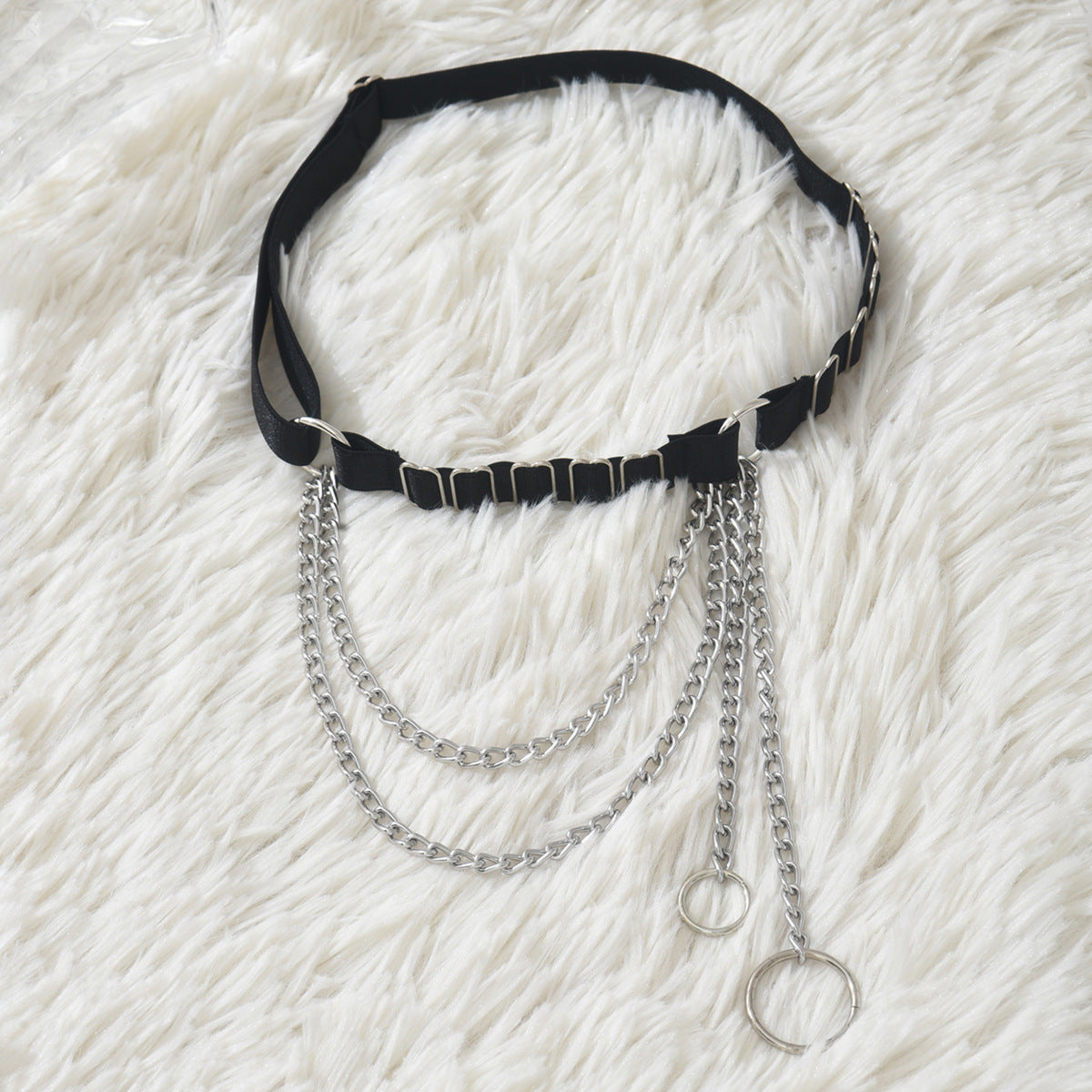 Punk Black Leg Garter