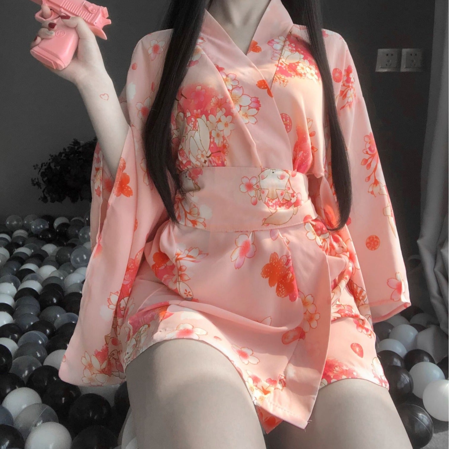 Sexy Silk Kimono