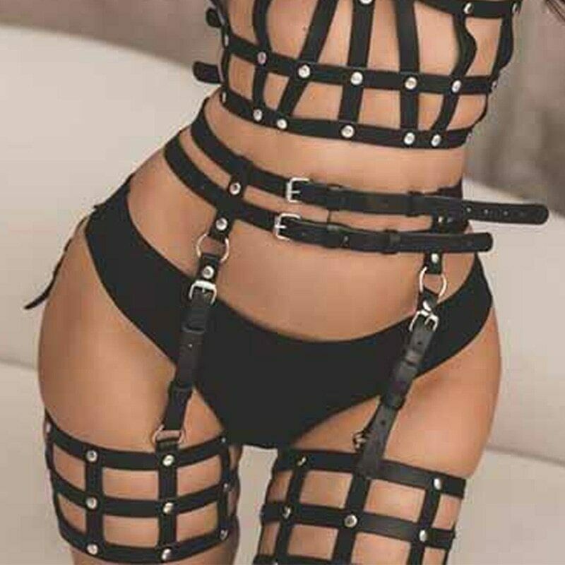 Leather Bra Harness