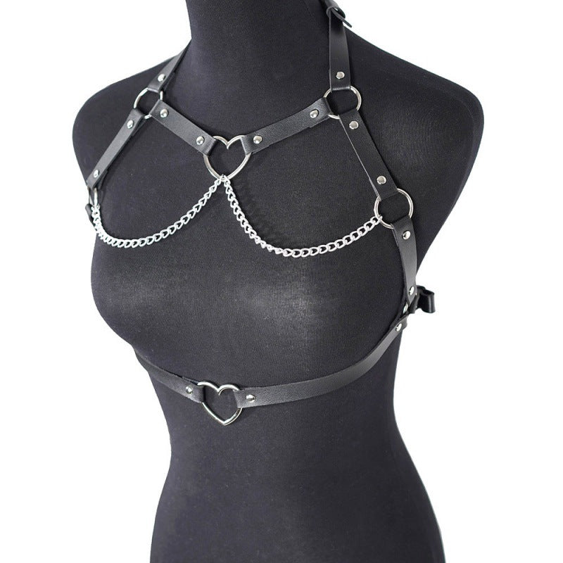 Leather Harness Bralet