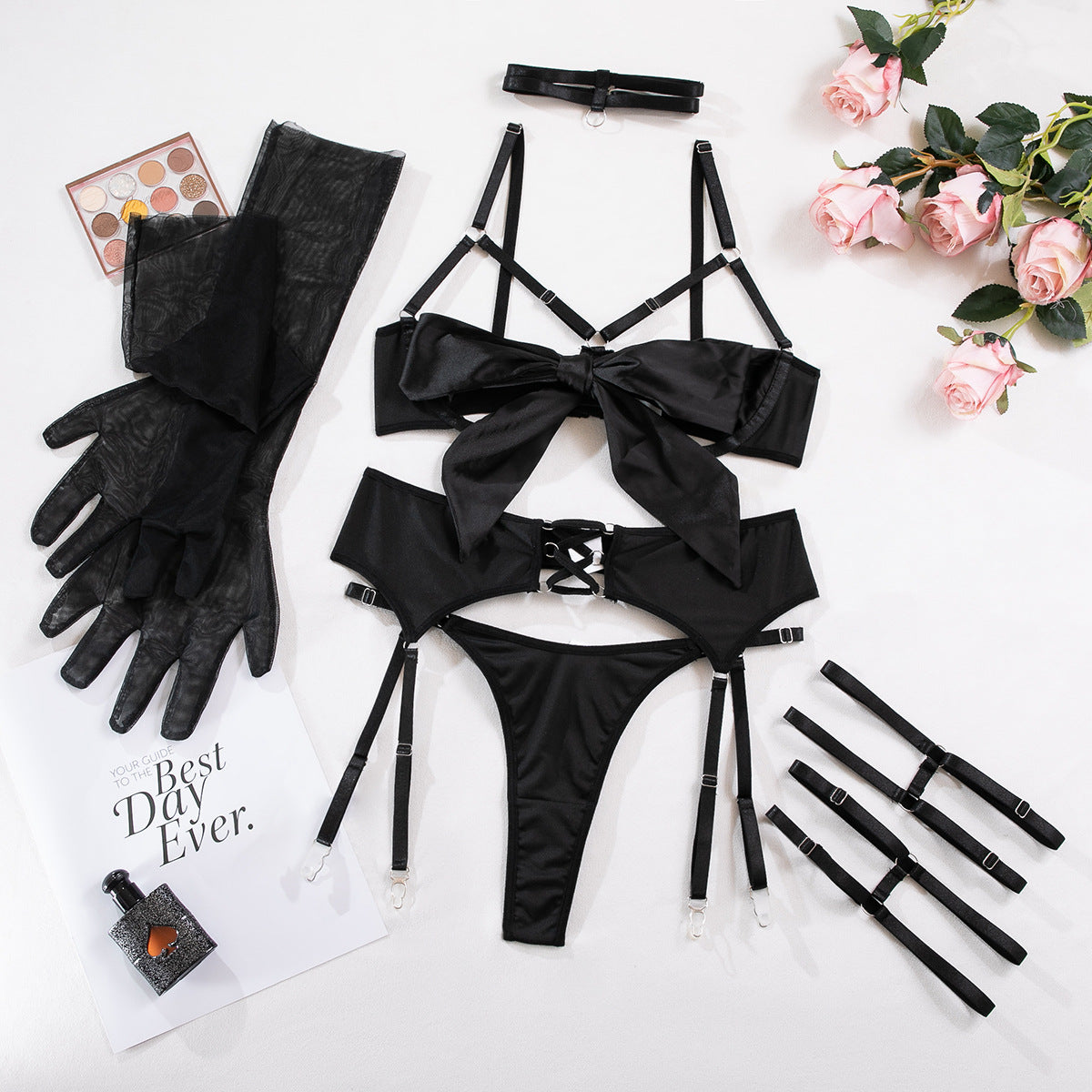 Bow Harness Lingerie
