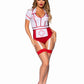 Intimate Sexy Costumes Nurse Revealing Lingerie Cosplays Bodysuit Submissive