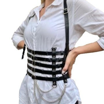 Cheap Leather Chest Harness