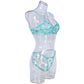 Womens Sheer Lingerie Set Sex Bra & Panty