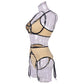 Intimate Garters Lingerie Set Sheer Bra & Panty See Through