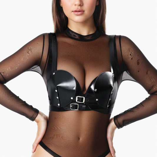 Womens Bdsm Harness Bra