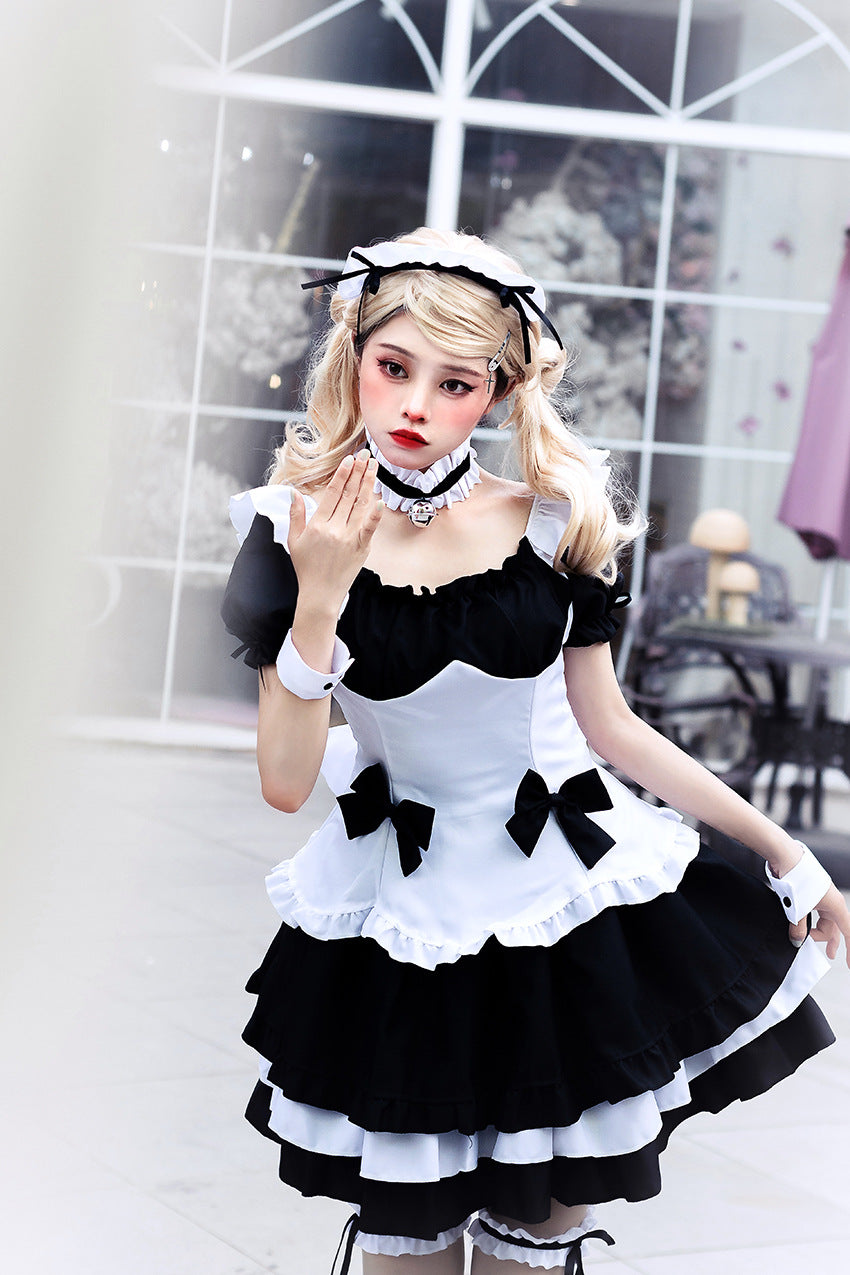 Slutty Sexy See Thru Dress Maid Lingerie Outfit Anime Cosplay Costume