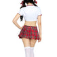 Revealing School Girl Costume Sexy Latina Cosplay Lingerie Dress Submissive