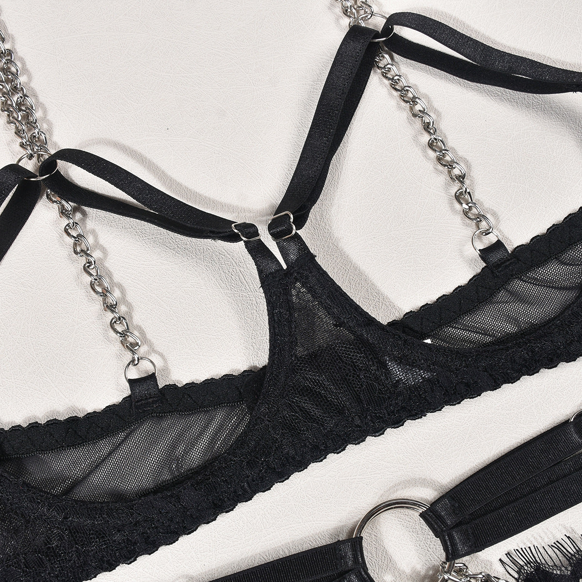 Sheer Cupless Lingerie