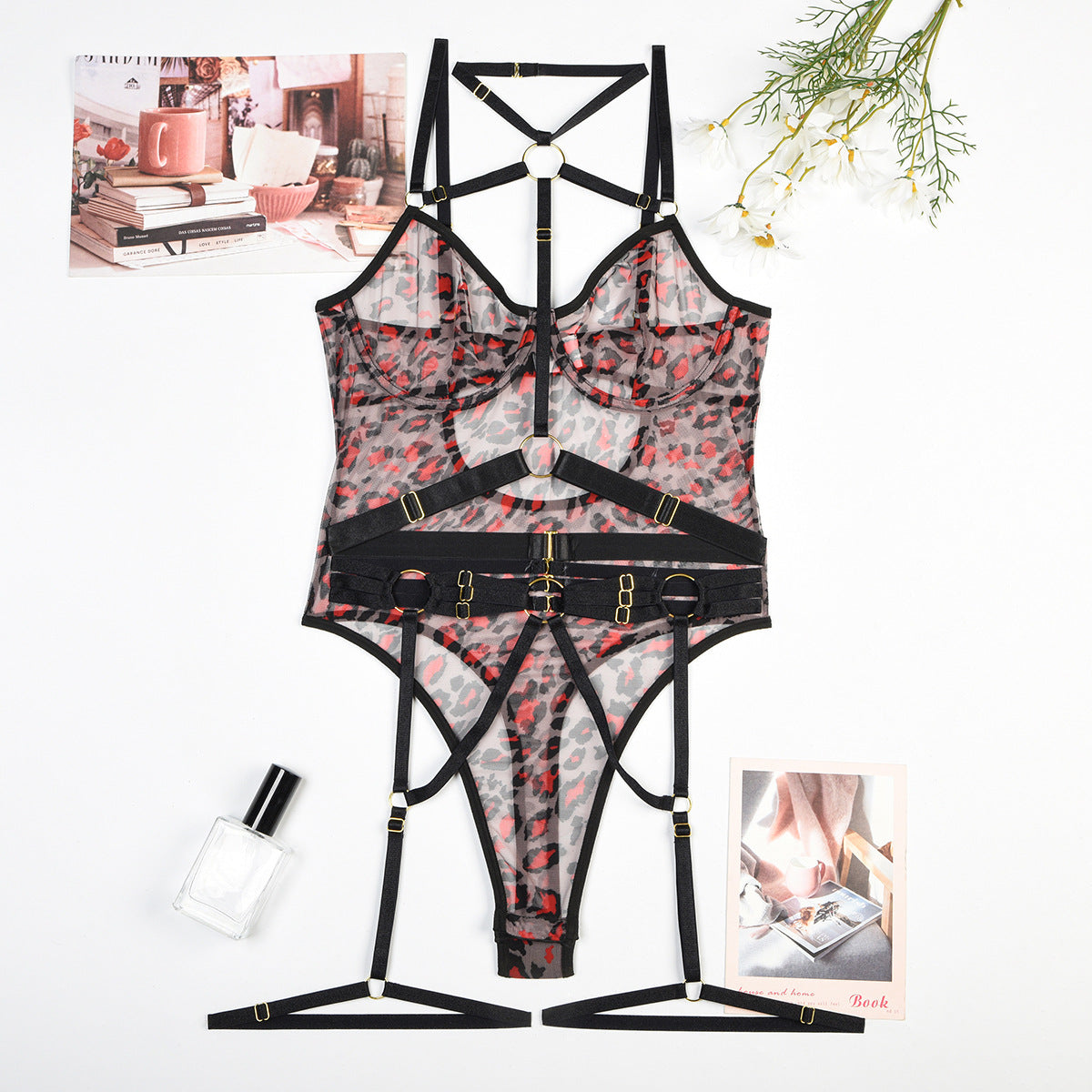 Harness Bodysuit Lingerie