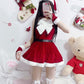 Nasty Christmas Costume Sexy Submissive Role Play Lingerie Dress Slutty