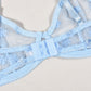 Womens Sheer Lingerie Set Sex Bra & Panty