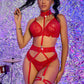 Couples Revealing Strappy Harness Lingerie Set