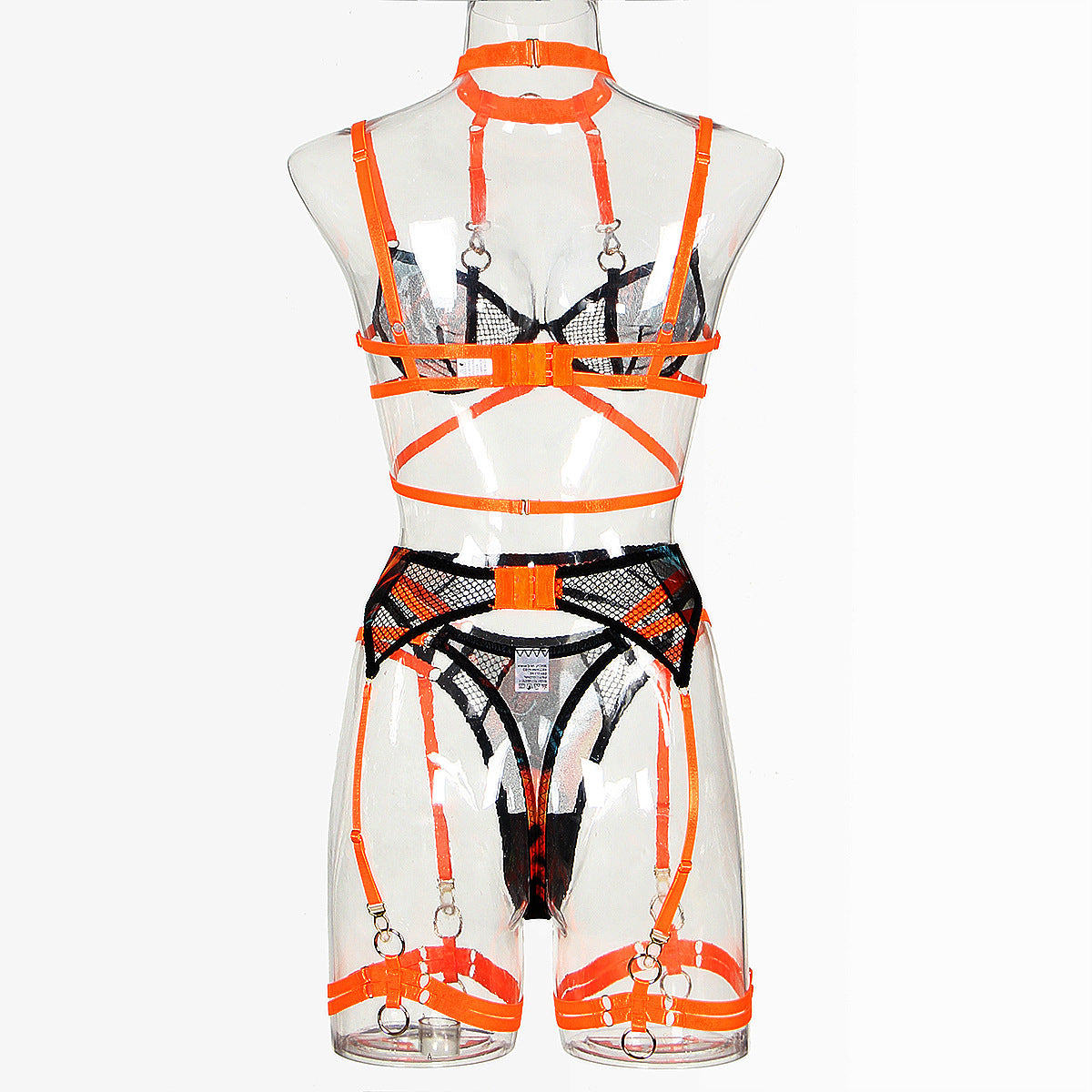 Sheer Mesh Cougar Lingerie
