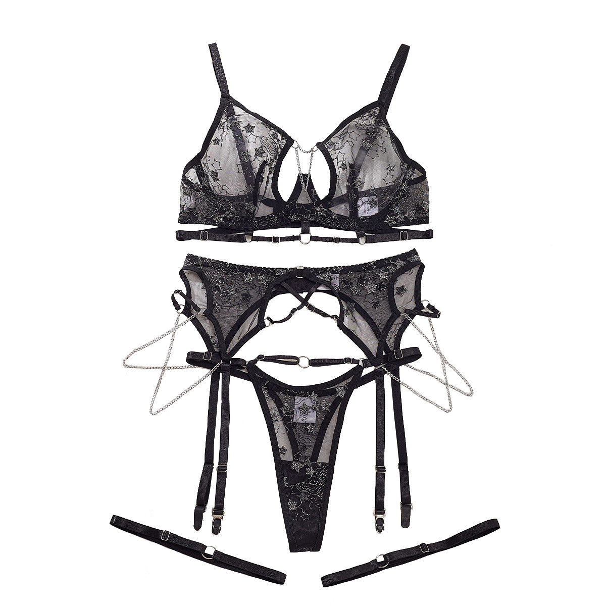 Black Tight Sheer Lingerie