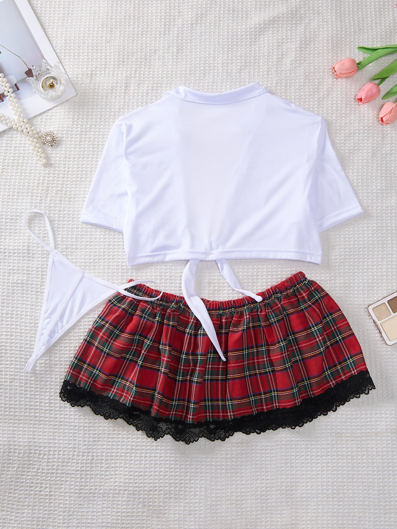 Lace Skirt Outfits Sexy Sexy School Girl Costume Lingerie Cosplay