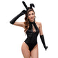 Bunny Girl Lingerie with Gloves