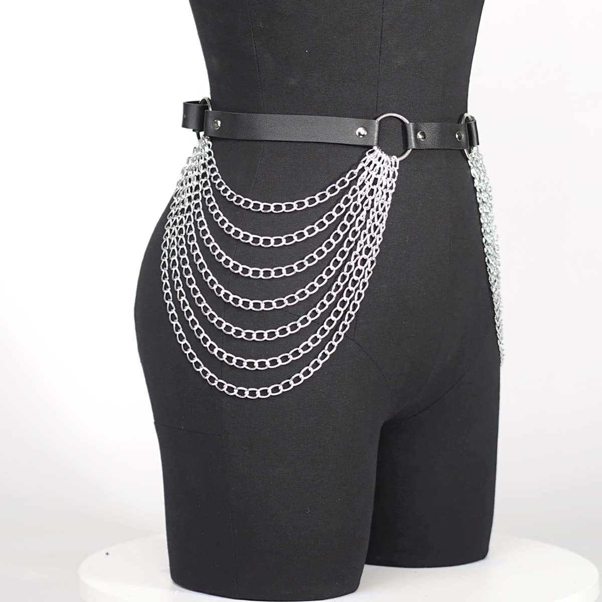 Harness Waist Belt with Chains