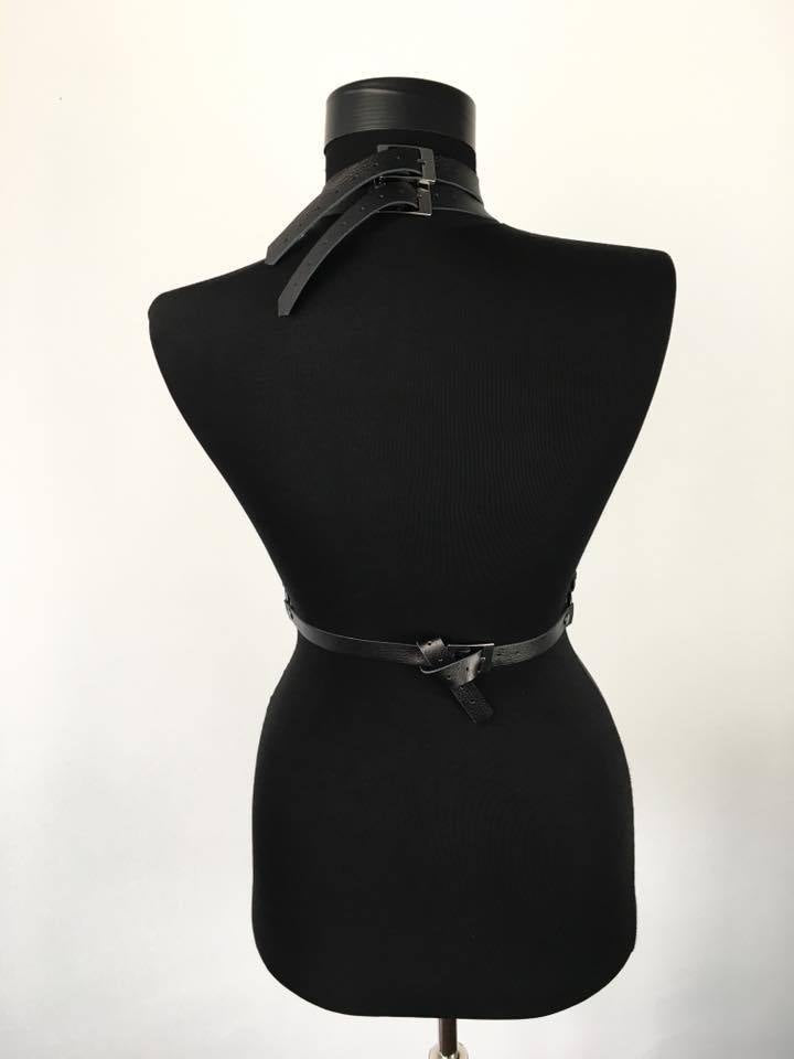 Bdsm Womens Leather Chest Harness