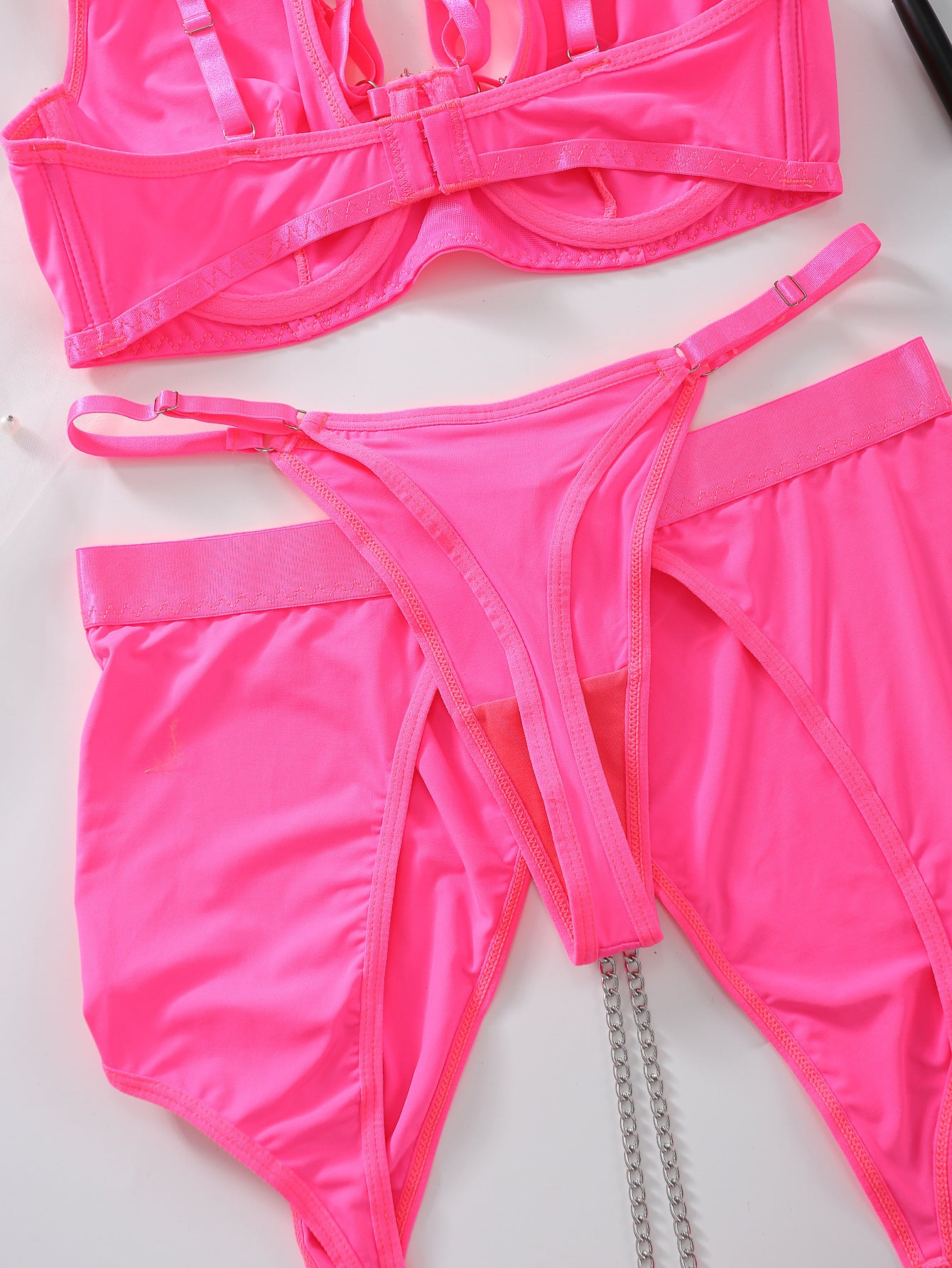 Open Crotch Panties Sheer Bra