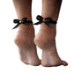 Black Bow Ankle Cuffs