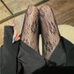 Revealing Sheer Crotchless Tights Black Pantyhose