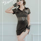 Hot Cosplay Sexy Cop Costume Submissive Lingerie Role Playing Dress