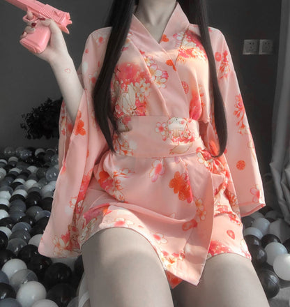 Sexy Silk Kimono