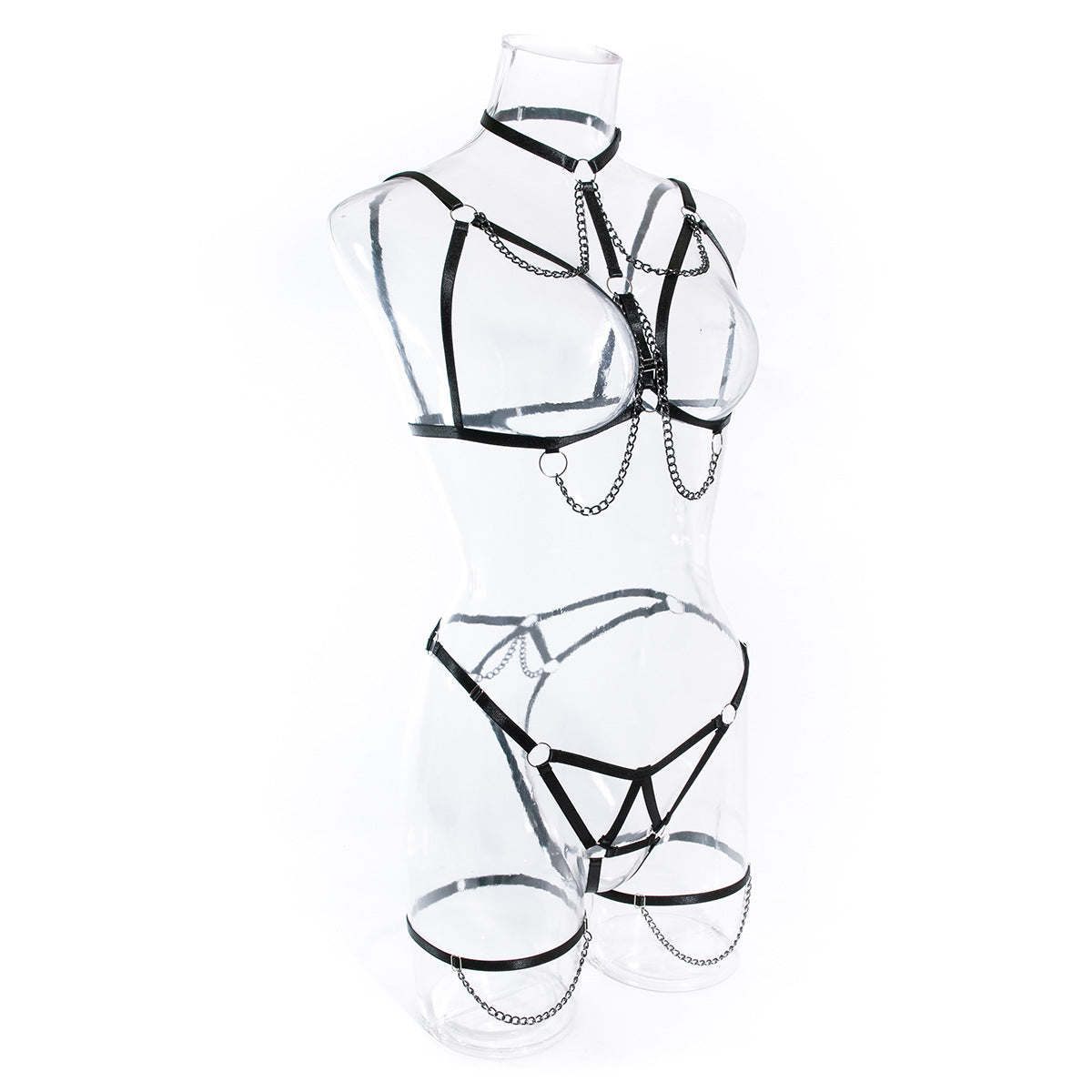 Crotchless Harness Lingerie