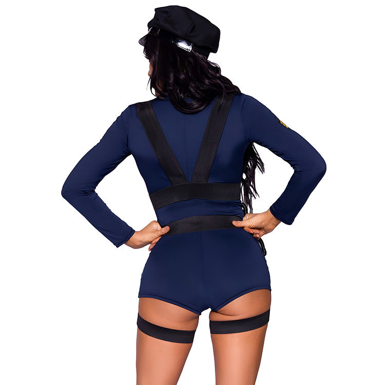 Intimate Police Sexy Halloween Costume Naughty Anime Lingerie Bodysuit