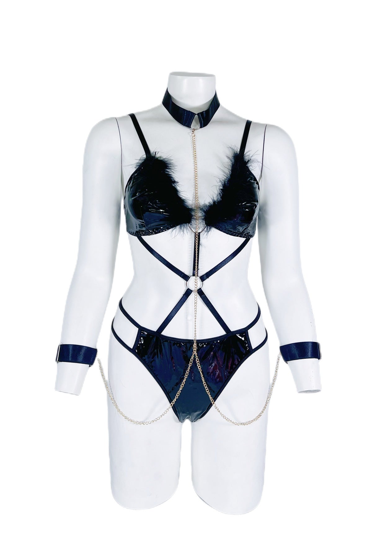 Submissive Leather Bodysuits Sexy Lingerie Bdsm Hot Teddy Fetish