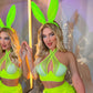 Couples Lace Dress Strapy Sexy Bunny Costume Women Lingerie Role Play