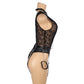 Lace Lace Bodysuits Revealing mature with lingerie Black Teddy