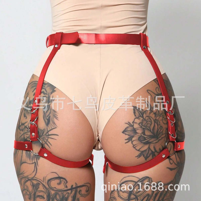 Bdsm Legs To Head Harness