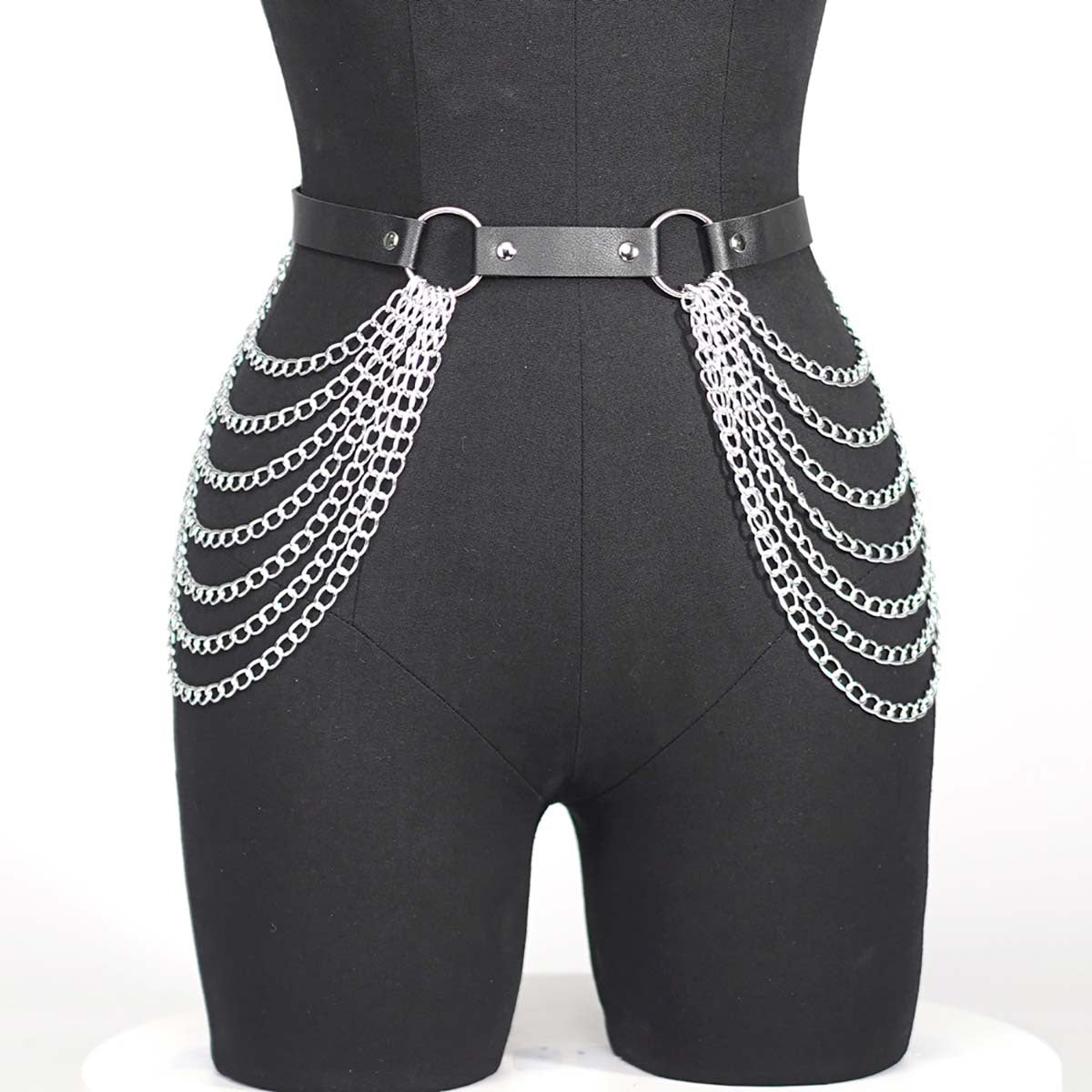 Harness Waist Belt with Chains