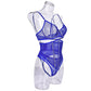 Red See Thru Lingerie Women Set Nasty Bra & Panty