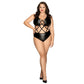 Plus Size Vinyl Bodysuit