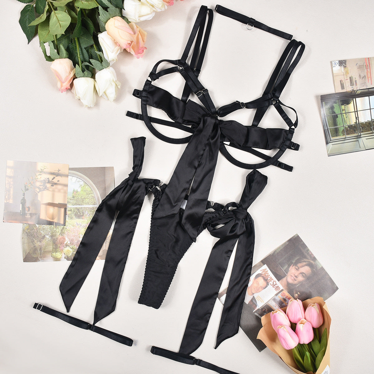 Cupless Lingerie Sheer