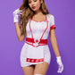 Latina Sexy Nurse And Doctor Costumes Lingerie Role Playing Dress Submissive