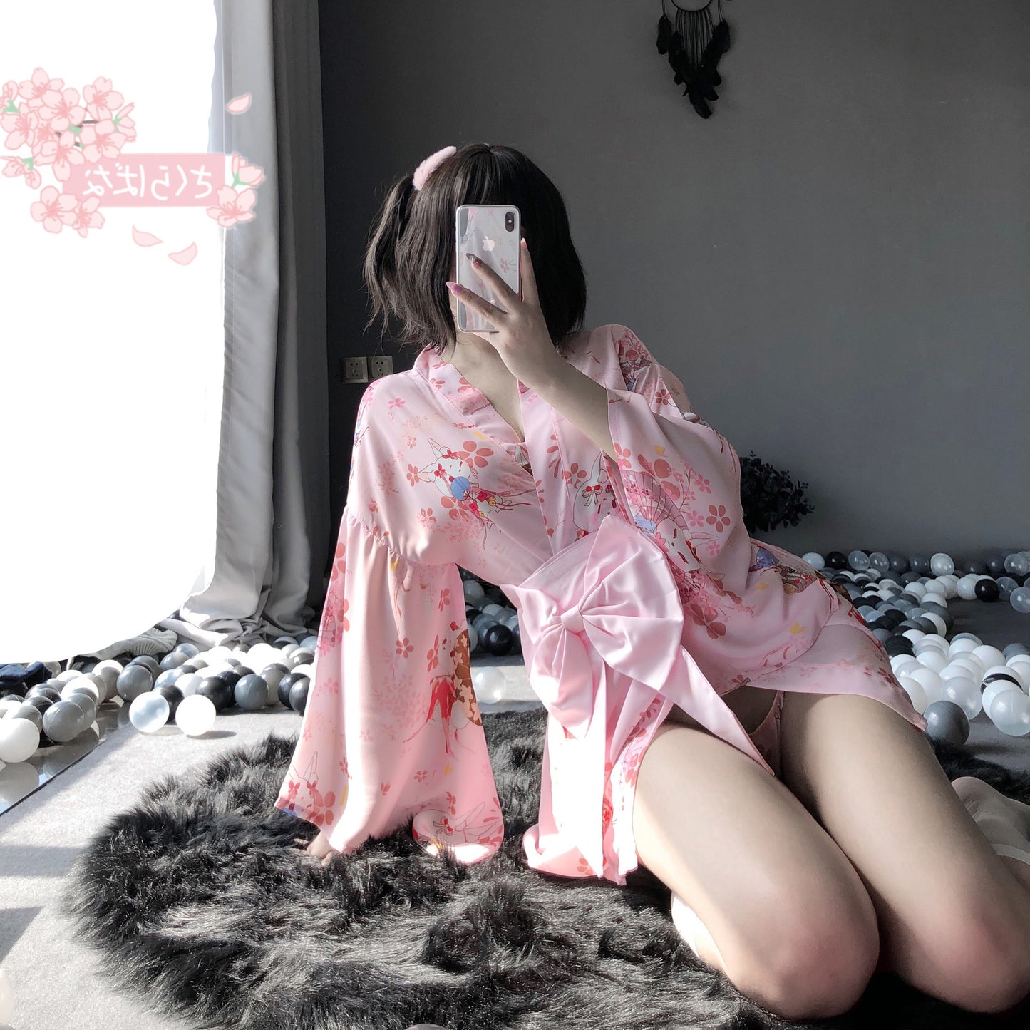 Kimono Satin Sexy