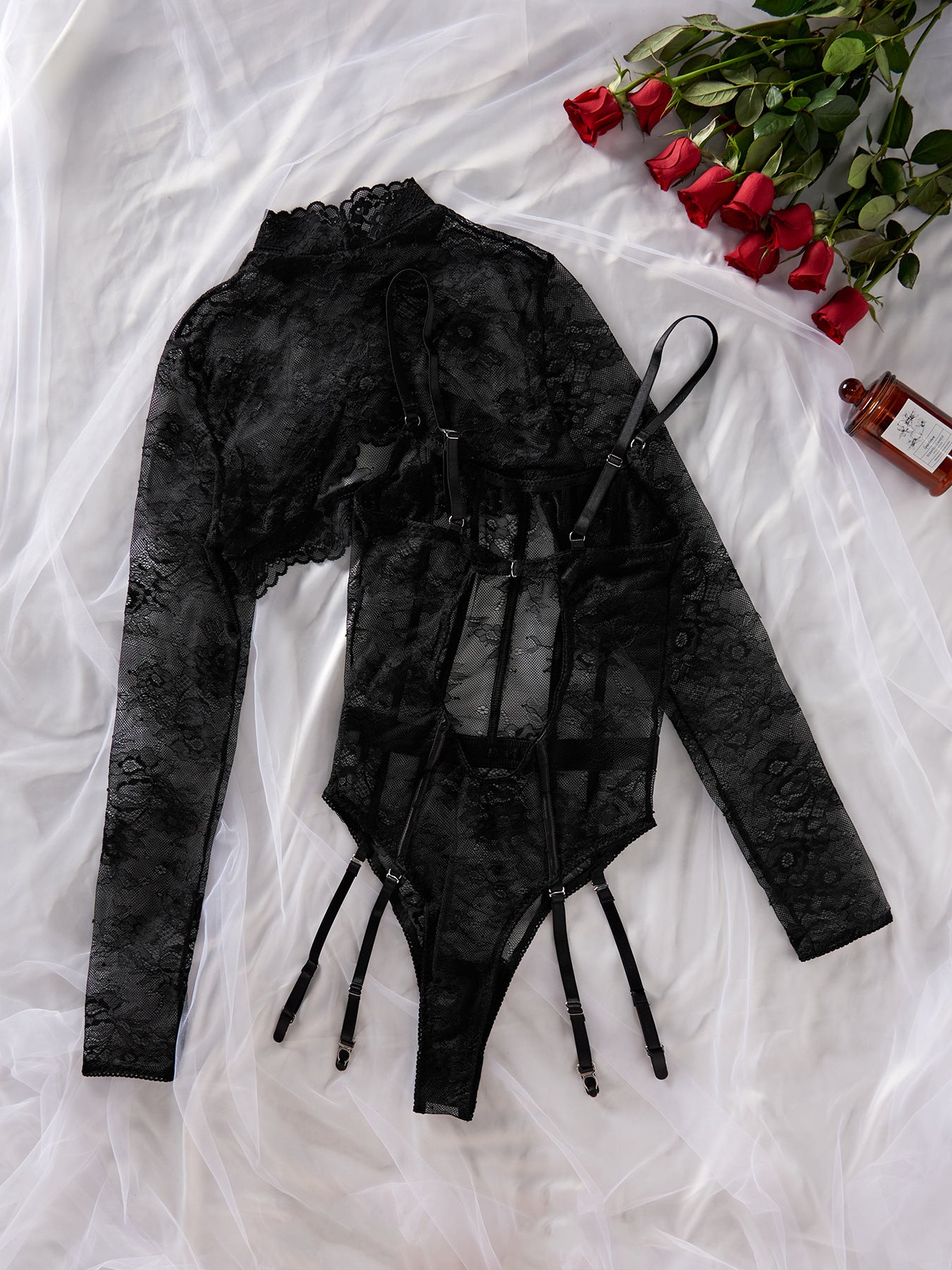 Sexiest Sexy Bodysuit Lace Sheer Lingerie Uncensored Latina Teddy