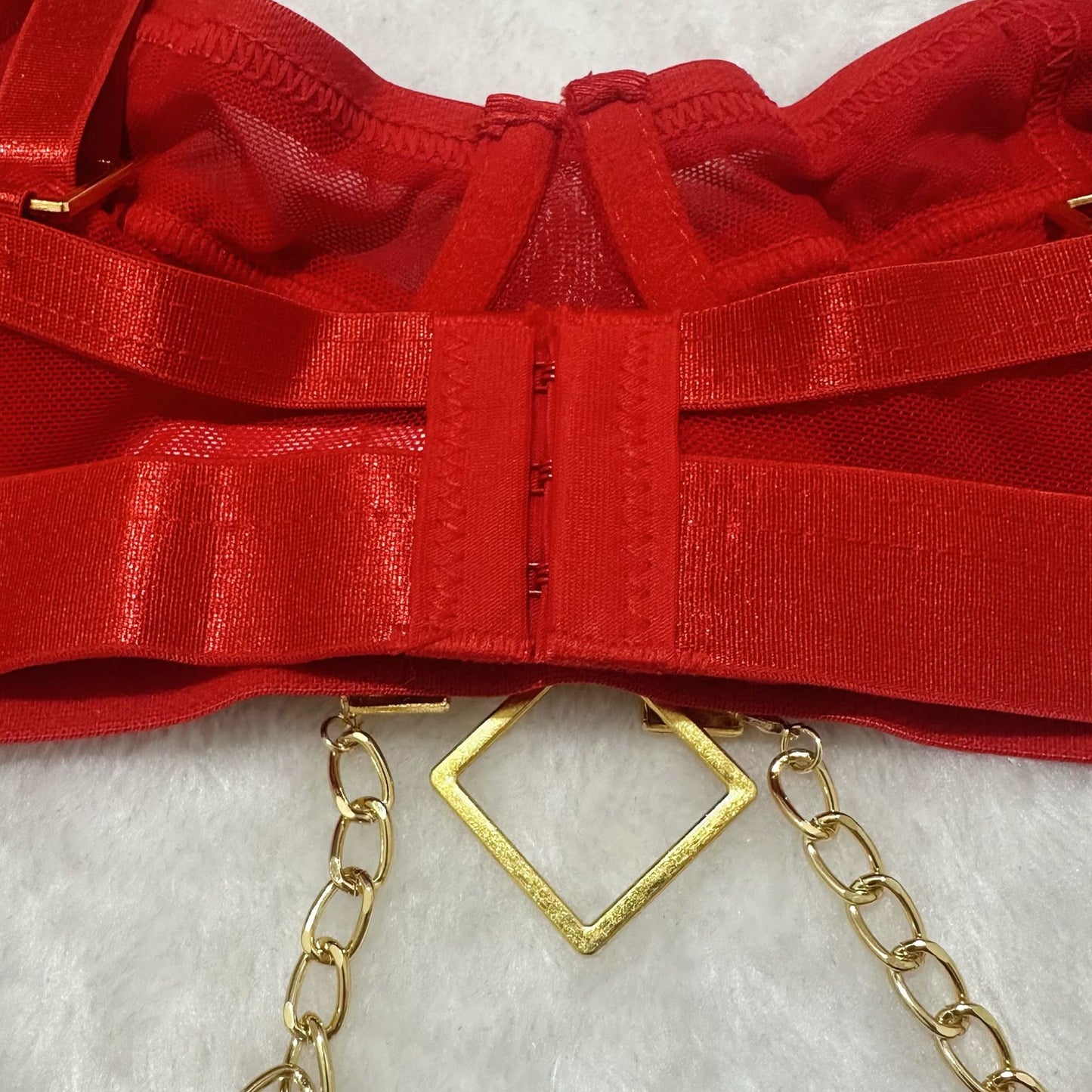 Red Lingerie Harness