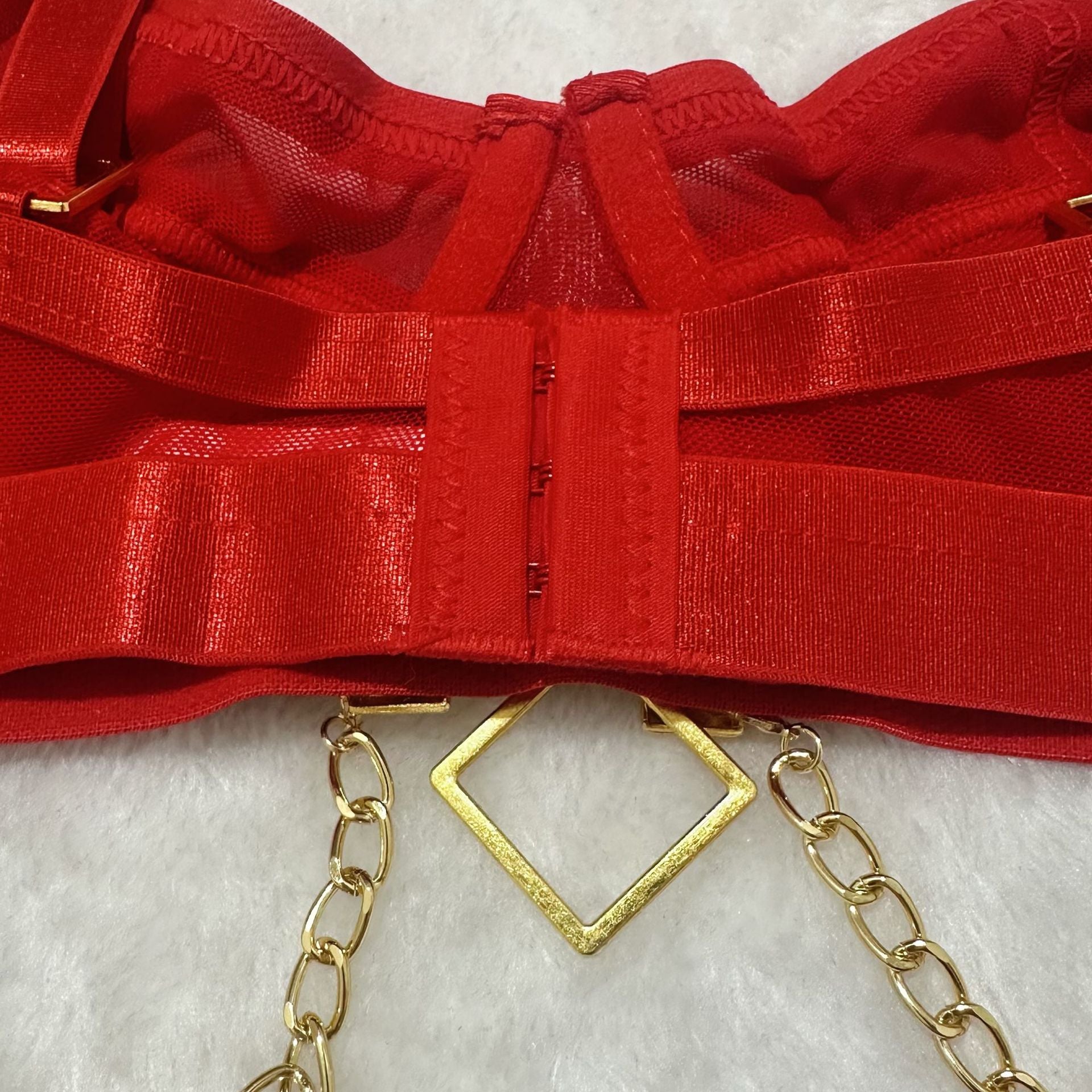 Red Lingerie Harness