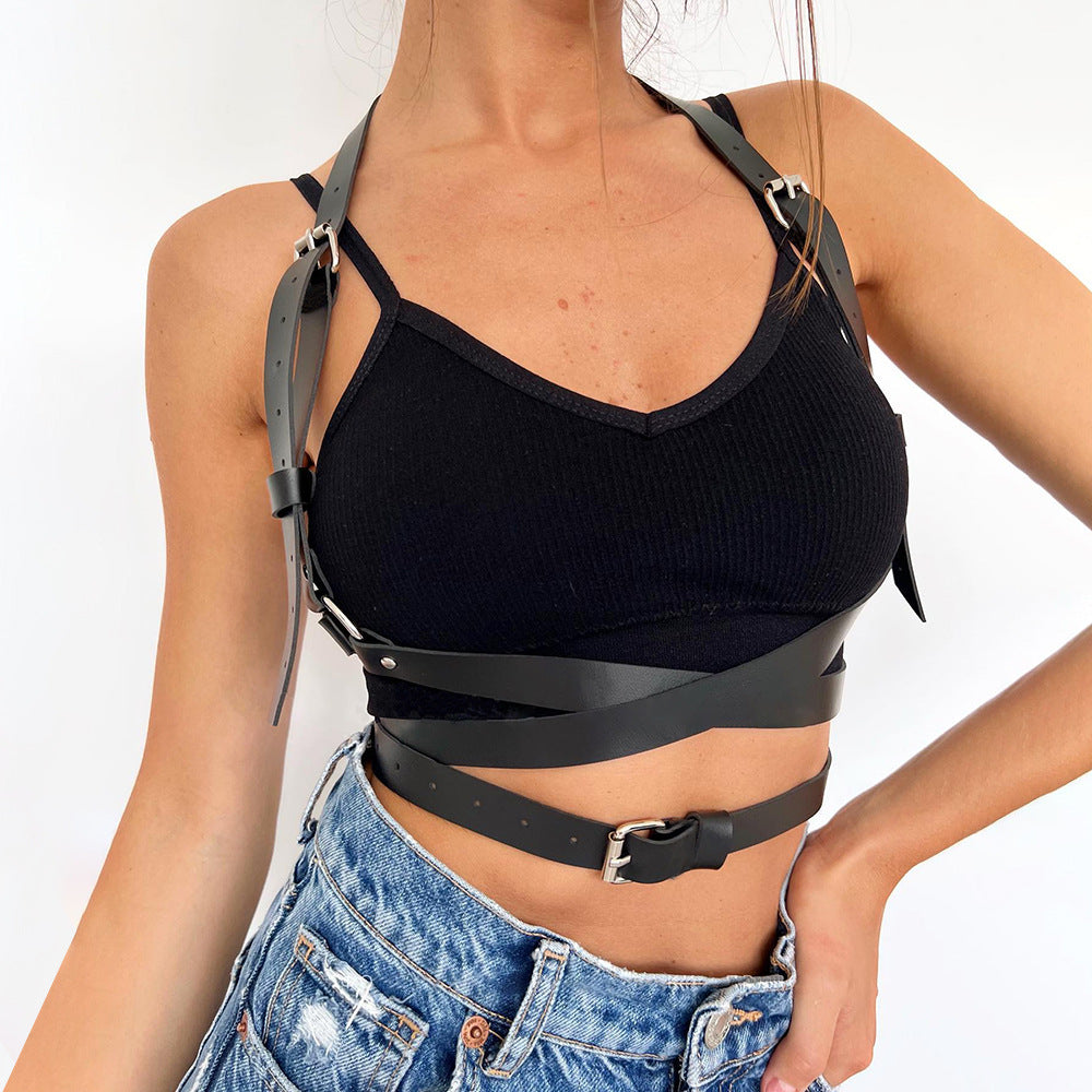 Vintage Harness Leather Belt