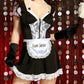 Revealing Sexy Milk Maid Costume Submissive Cosplay Lingeria Dress