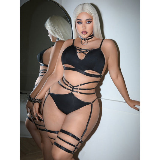 Plus Size Harness Lingerie