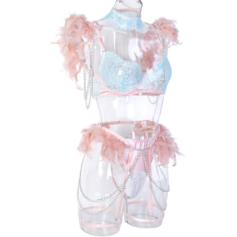 Hot Sheer Lace Lingerie Set Extreme Bra & Panty